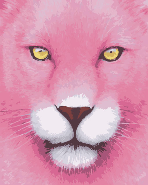 Pink Panther paint by number