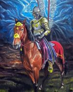 Monochrome Husaria paint by number