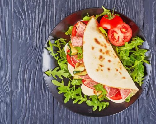 Aesthetic Piadina paint by number