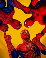 Spider Men paint by numbers