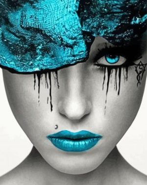 Aesthetic Splash Eyes paint by numbers