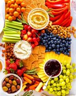 Cheese Board paint by numbers