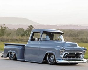 Aesthetic Chevy Stepside paint by numbers