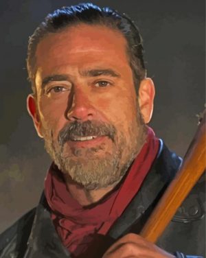 Aesthetic Jeffrey Dean Morgan paint by numbers