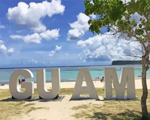 Guam paint by numbers