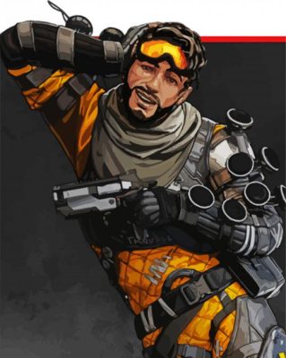 Mirage Apex Legends paint by number