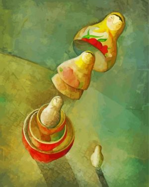 Matryoshka Doll Still Life v