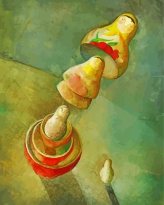 Matryoshka Doll Still Life v