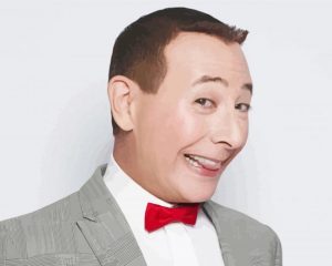 Pee Wee Herman paint by number