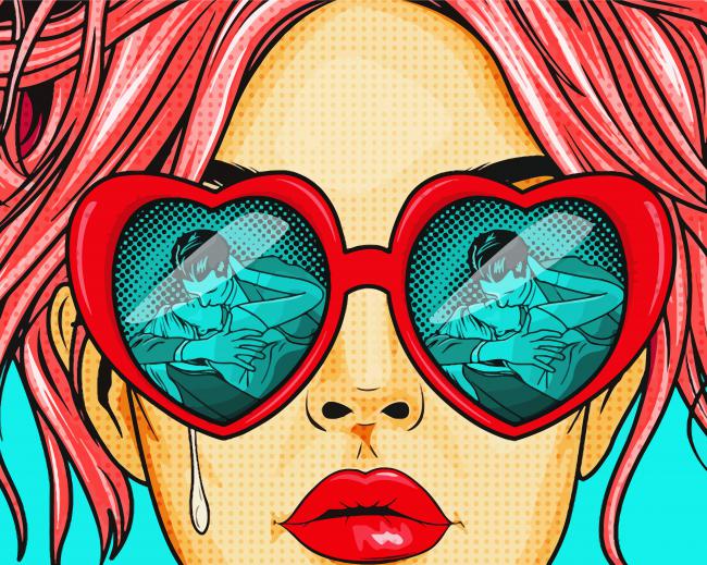 The Betrayed Girl paint by numbers