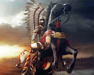 Vintage Husaria paint by number