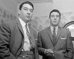 Vintage Ronnie And Reggie kray paint by numbers