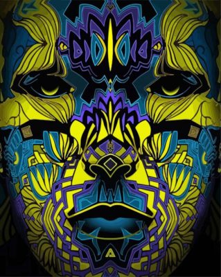 Astrix Face paint by numbers 