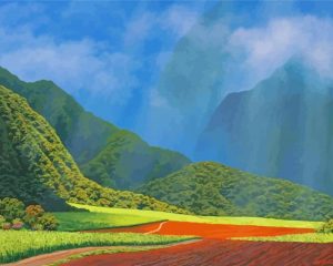 Lao Valley Landscape paint by numbers