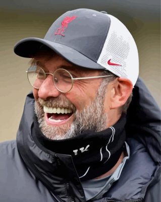 Jurgen Klopp Smiling paint by numbers