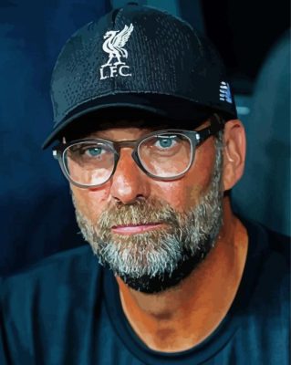 Cool Jurgen Klopp paint by numbers