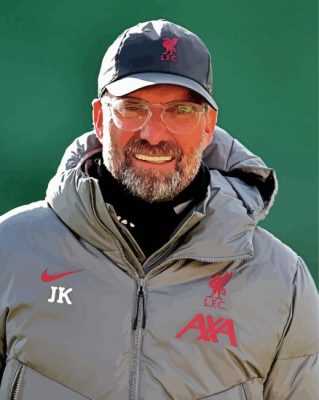 Jurgen Klopp paint by numbers