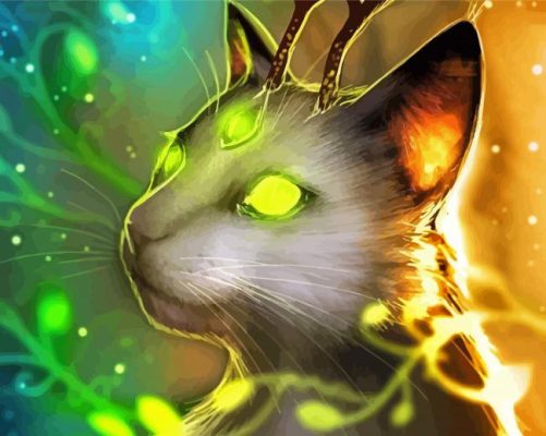 Magical Cat paint by numbers