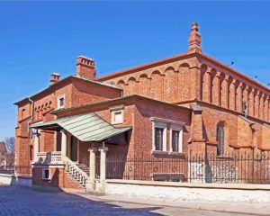 Old Synagogue Krakow paint by numbers