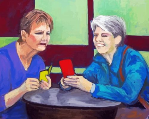 Old Friends paint by numbers