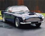 Aston Martin DB4 paint by numbers