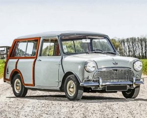 Austin Mini paint by numbers