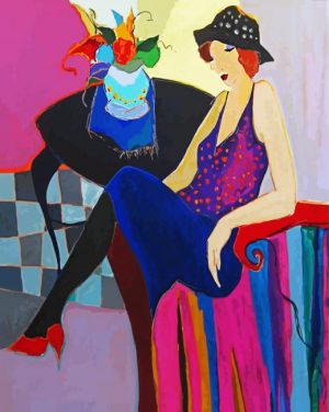 Classy Lady By Tarkay paint by numbers
