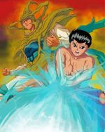 Aesthetic Ghost Fighter Art paint by numbers