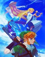 Skyward Sword paint by numbers