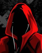 Black And Red Unknown paint by numbers