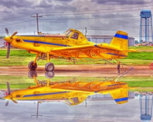 Crop Duster Plane paint by numbers