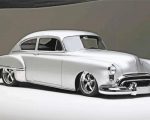 Grey Oldsmobile paint by numbers