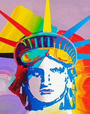Statue Of Liberty Peter Max paint by numbers