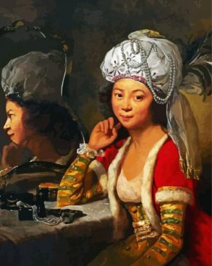 Vintage Malay Woman paint by numbers