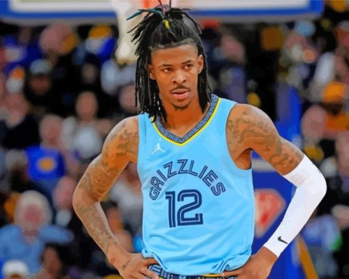 Ja Morant paint by numbers