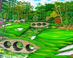 Amen Corner Golf paint by numbers