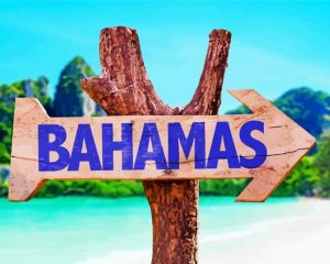 Bahamas paint by numbers
