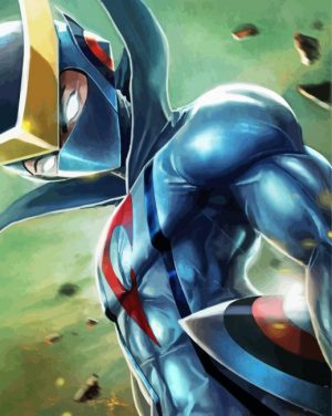 Casshern Sins Anime paint by numbers