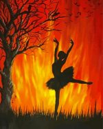 Fire Ballet paint by numbers