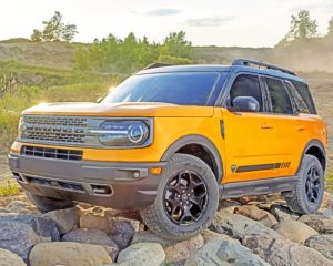 Ford Bronco Car paint by numbers