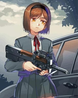 Gunslinger Girl paint by numbers