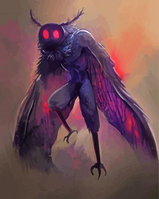 Mothman Art paint by numbers