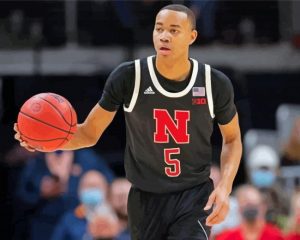 Nebraska Cornhuskers paint by numbers