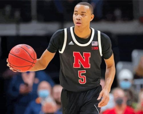 Nebraska Cornhuskers paint by numbers