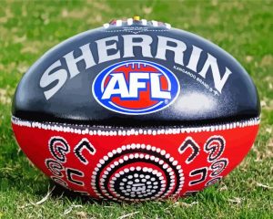 Aesthetic Afl Football paint by number