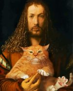 Retro Fat Cat paint by numbers