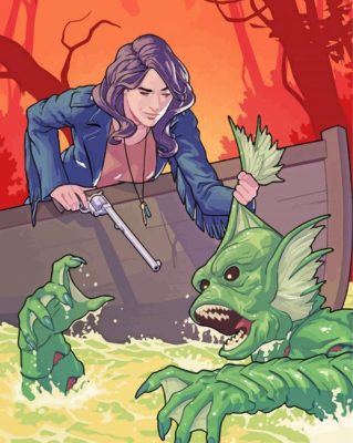 Aesthetic Wynonna Earp paint by number