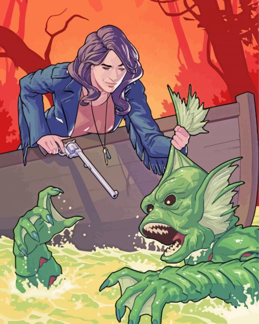 Aesthetic Wynonna Earp paint by number