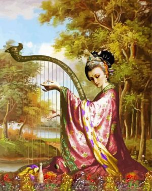 Beautiful Quan Yin paint by numbers