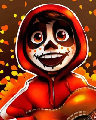 Cute Coco Miguell Rivera paint by numbers
